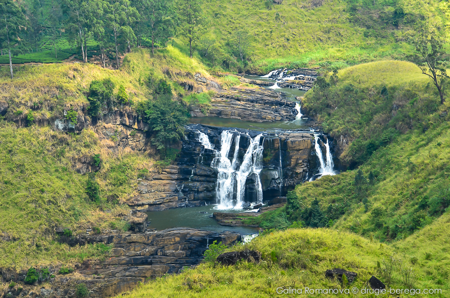 Водопад Сент-Клер, St. Clair's Fall, Nuvara Elia,  Sri-Lanka, Нувара Элия, Шри-Ланка