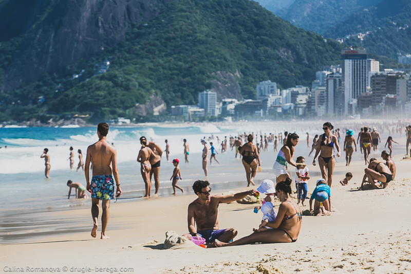 Рио-де-Жанейро, пляж Ипанема: Rio de Janeiro, Ipanema beach